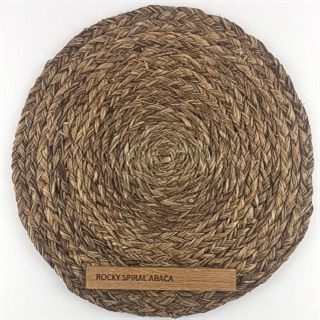 Abaca:- Spiral Weave Rocky